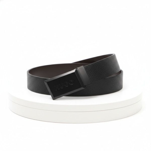 그린 25 Reversible belt in grained and smooth Italian leather 50529706..