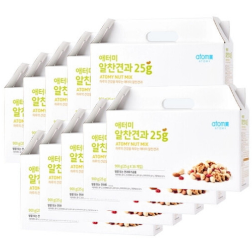 애터미 알찬견과 선물세트 25g 36개입 (10개)