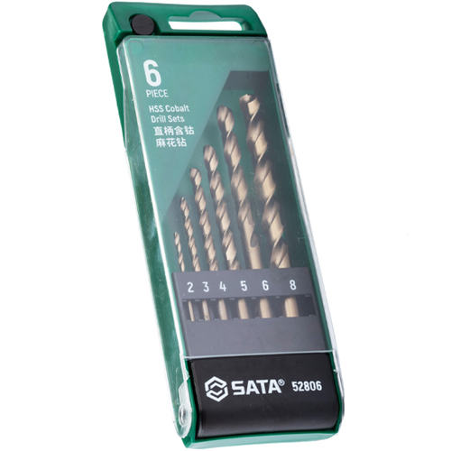 사타 HSS 코발트 드릴 비트 세트 52806 (6pcs)