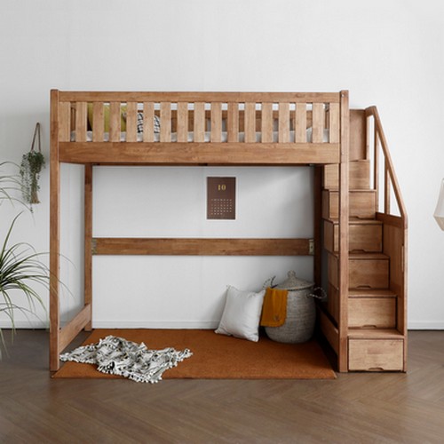 베이직가구 까사 A형 벙커침대 SS (매트별도)_이미지