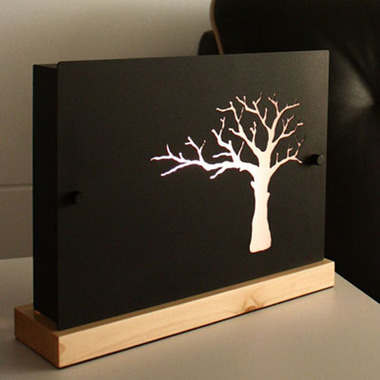 바이빔 나무 무드등 (전구별도)