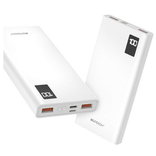 디엠케이코리아 SPEEDY PD 20W 슬림 핏 보조배터리 SPE-PA10DPQ 10000mAh (C타입 케이블포함, 2개)_이미지