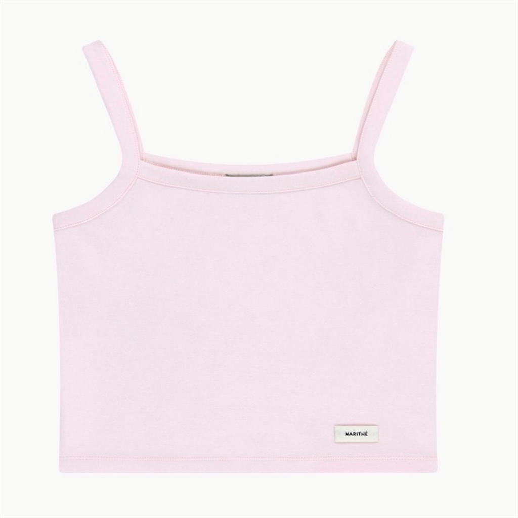 마리떼 베이직 스트링 크롭 슬리브리스 W B1 MFG46SSV509 LPK LYW NVY WHT