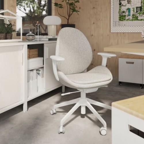 이케아 HATTEFJALL 사무용 팔걸이 의자 (패브릭좌판)