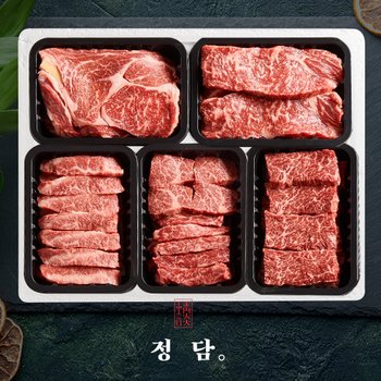 SSG정담 1++(7)등급 농협영주한우 VVIP 로스모음2호 3kg [1개]
