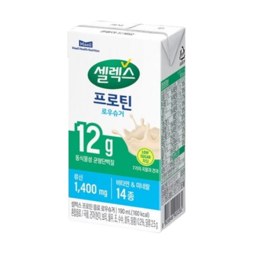 매일유업 프로틴 로우슈거 190ml (48개)_이미지