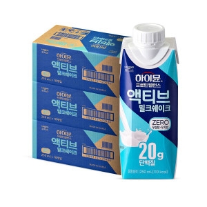 일동후디스 하이뮨 프로틴 밸런스 액티브 밀크쉐이크 제로 250ml (54개)_이미지
