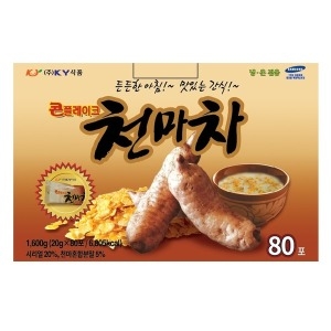 KY식품 콘플레이크 천마차 스틱 80개입