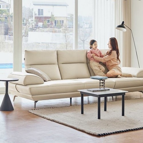 자코모 드몽드 스윙 기능성 럭스 천연통가죽 소파 4인용