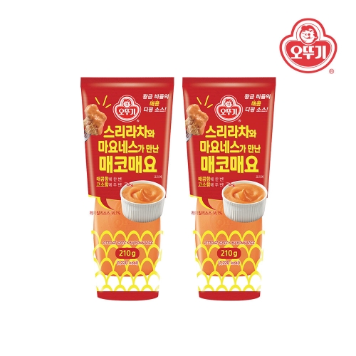오뚜기 스리라차와 마요네스가 만난 매코매요 210g (2개)_이미지
