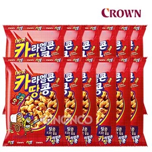 카라멜콘땅콩 72g 12개 안주 아이들간식 스낵