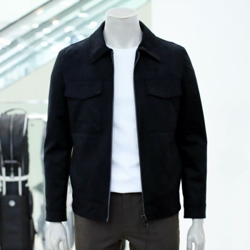 바쏘옴므 블랙 스웨이드 가죽자켓 4컬러 WSY5UA20_CA