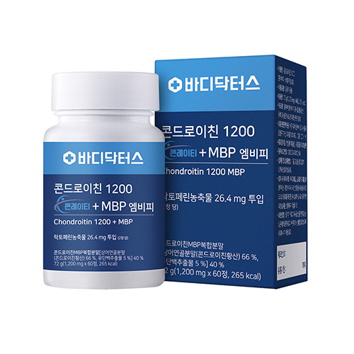 바디닥터스 콘드로이친 1200 콘레이티+MBP 60정이미지입니다. 누르면 해당 게시물로 새창이동합니다.