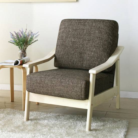 시스디자인 메티 103 다크브라운 패브릭소파 1인용