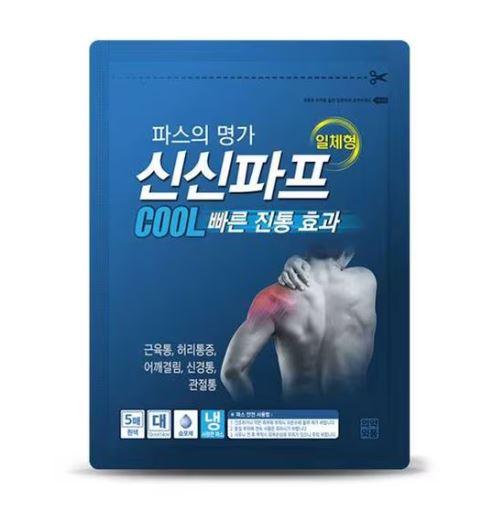 신신제약 ㅤ신신파프 쿨 일체형 5매입 (10팩(50매))