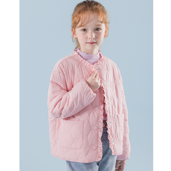 아이러브제이 카지 프릴 누빔 점퍼 JYSOU17