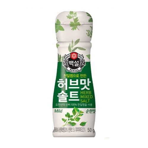 CJ제일제당 백설 허브맛솔트 순한맛 50g (1개)