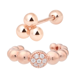 라울스톤 데일리 피어싱+이어커프 세트 디오네 아니마 JT155+JK169_이미지