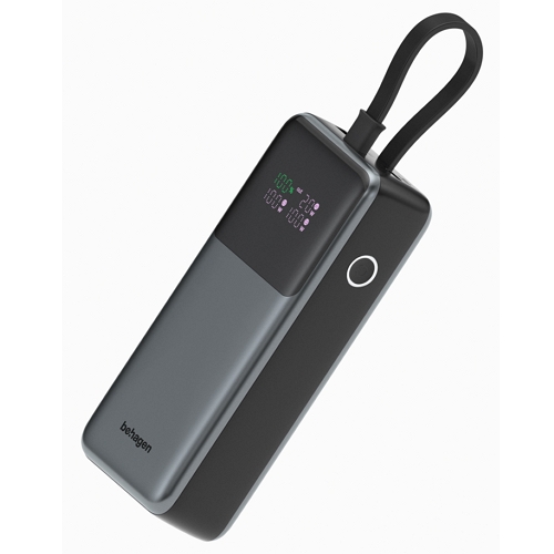 트윈스아이디어 비하겐 PRIMO 100W 케이블 일체형 보조배터리 TW-GT20PRO 20000mAh_이미지