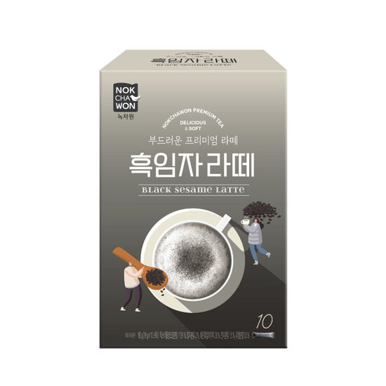 고소한 흑임자가득 흑임자라떼10스틱x3개