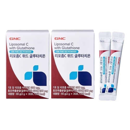GNC 리포좀C 위드 글루타치온 30포 (2개)_이미지