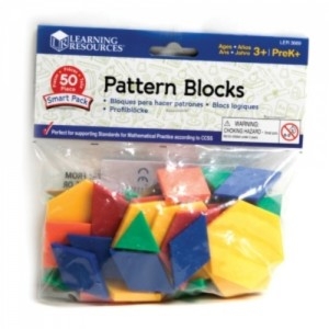 러닝리소스 LER3669 패턴 블록 스마트팩 50pcs