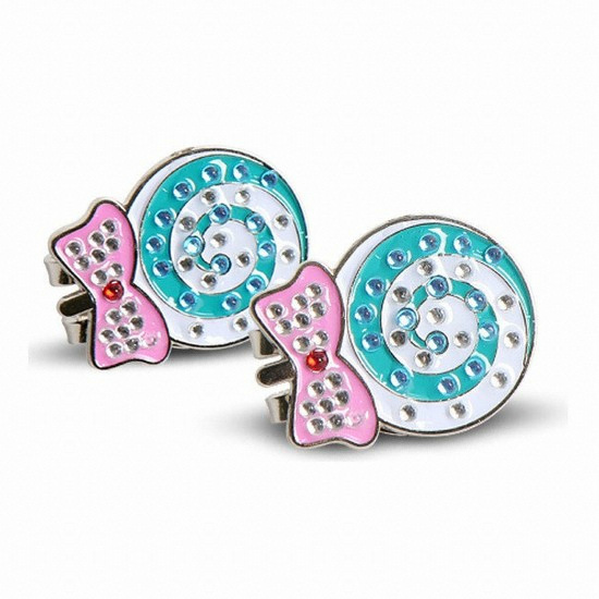 사탕 모양 디자인 골프 큐빅 볼마커