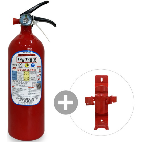 성우소방안전 분말 소화기 OPA-151 1.5kg + 거치대
