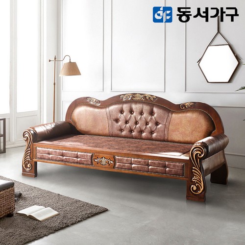 동서가구 명가흙 미송원목 편백나무 인볼브 흙소파 MS