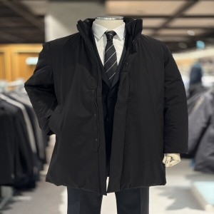 지오지아 리얼 2컬러 프리미엄 구스다운 하이넥 패딩코트 ADF4FP1104_이미지