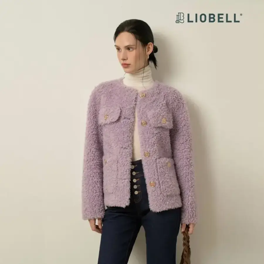 리오벨 최초가 양모 블렌디드 부클트위드 폴리자켓1229159_이미지