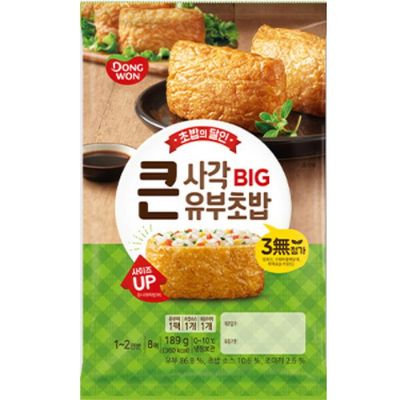 동원F&B 큰사각 유부초밥 189g (1개)_이미지