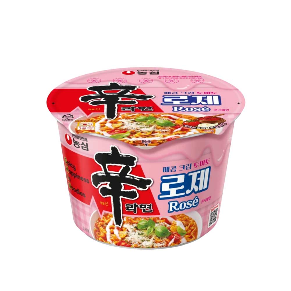 농심 신라면 로제 큰사발면 108g (3개)