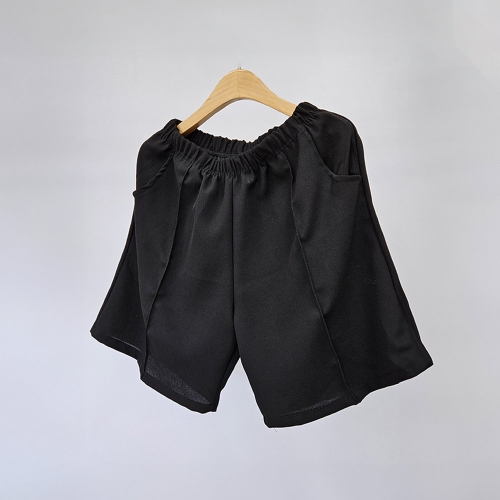 아이우먼 빅사이즈 쇼츠팬츠 S276L407 플랜핀턱라인스판반바지 IN