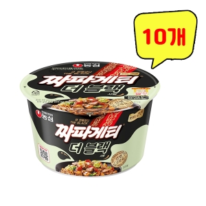 농심 짜파게티 더 블랙 사발 90g (10개)