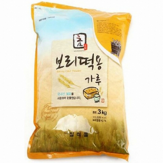 참식품 보리떡용가루 3kg (1개)