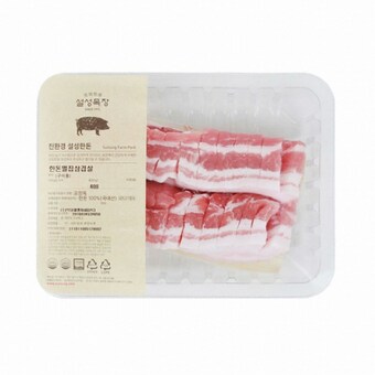 설성목장 무항생제 한돈 벌집<b>삼겹살</b> 400g