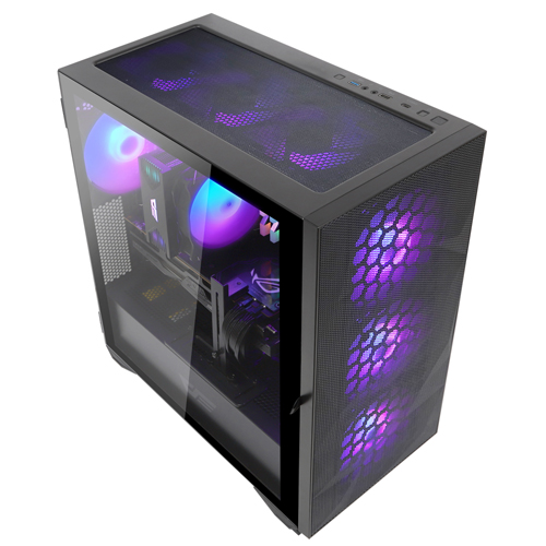 darkFlash DLX21 RGB MESH 강화유리 (블랙)_이미지