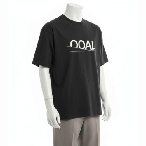 나나미카 OOAL Graphic Tee S25FT006E K OOAL 그래픽 반팔 티셔츠