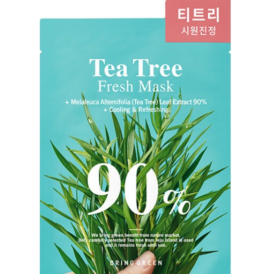 브링그린 티트리 90% 프레시 마스크 (10매)_이미지
