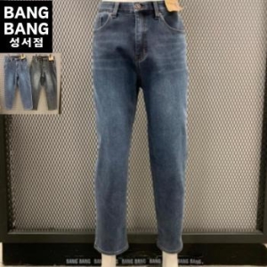 HC04 겨울남성 융기모 밑위긴 레귤러청바지 인밴드 사방스판 밍크보아 본딩 S43262751