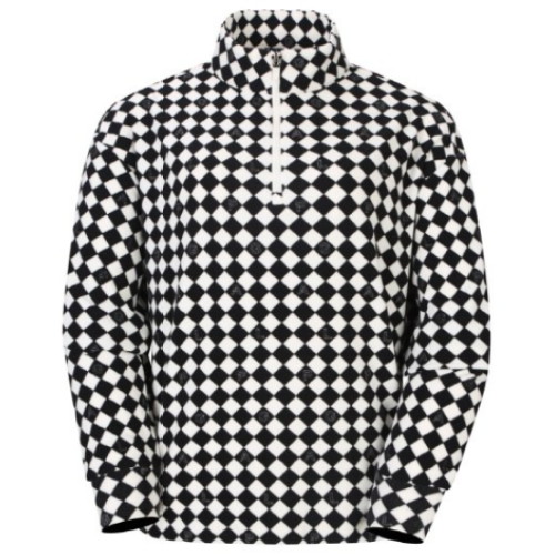 LPGA 패턴프린트 반집업 티셔츠 L234TL511P