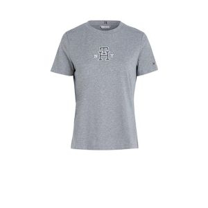 타미힐피거 반팔 티셔츠 WW0WW38874 0IN MED HEATHER GREY