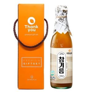 대현상회 저온압착 참기름 350ml 1병 선물세트이미지입니다. 누르면 해당 게시물로 새창이동합니다.