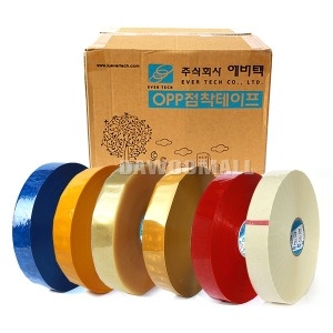에버텍 기계 자동 포장용 OPP테이프 50mm x 10000m_이미지