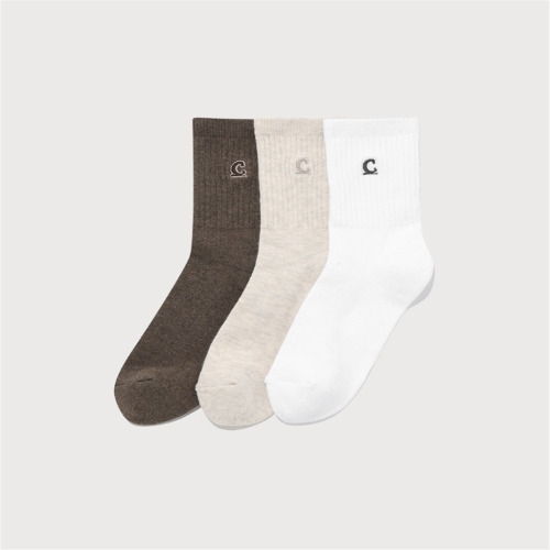 커버낫 심볼 로고 멜란지 삭스 3PACK B1 CO2606TC01 MT