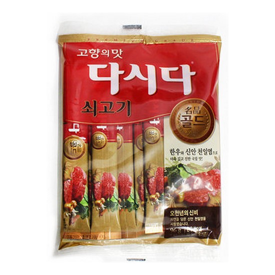 백설 다시다 명품 골드 쇠고기 96g(8gx12입) (3개)_이미지