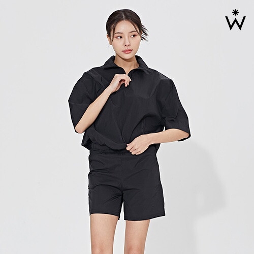 위시드 아노락 하프 집업 반팔 트레이닝 셋업 WIAAOP058_이미지