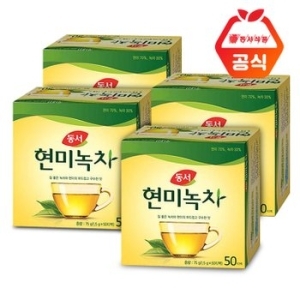 동서식품 현미녹차 티백 1.5g 50티백 (8개)_이미지
