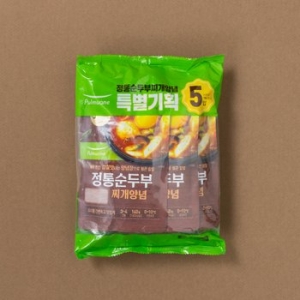 풀무원 정통 순두부 찌개양념 140g (5개)_이미지
